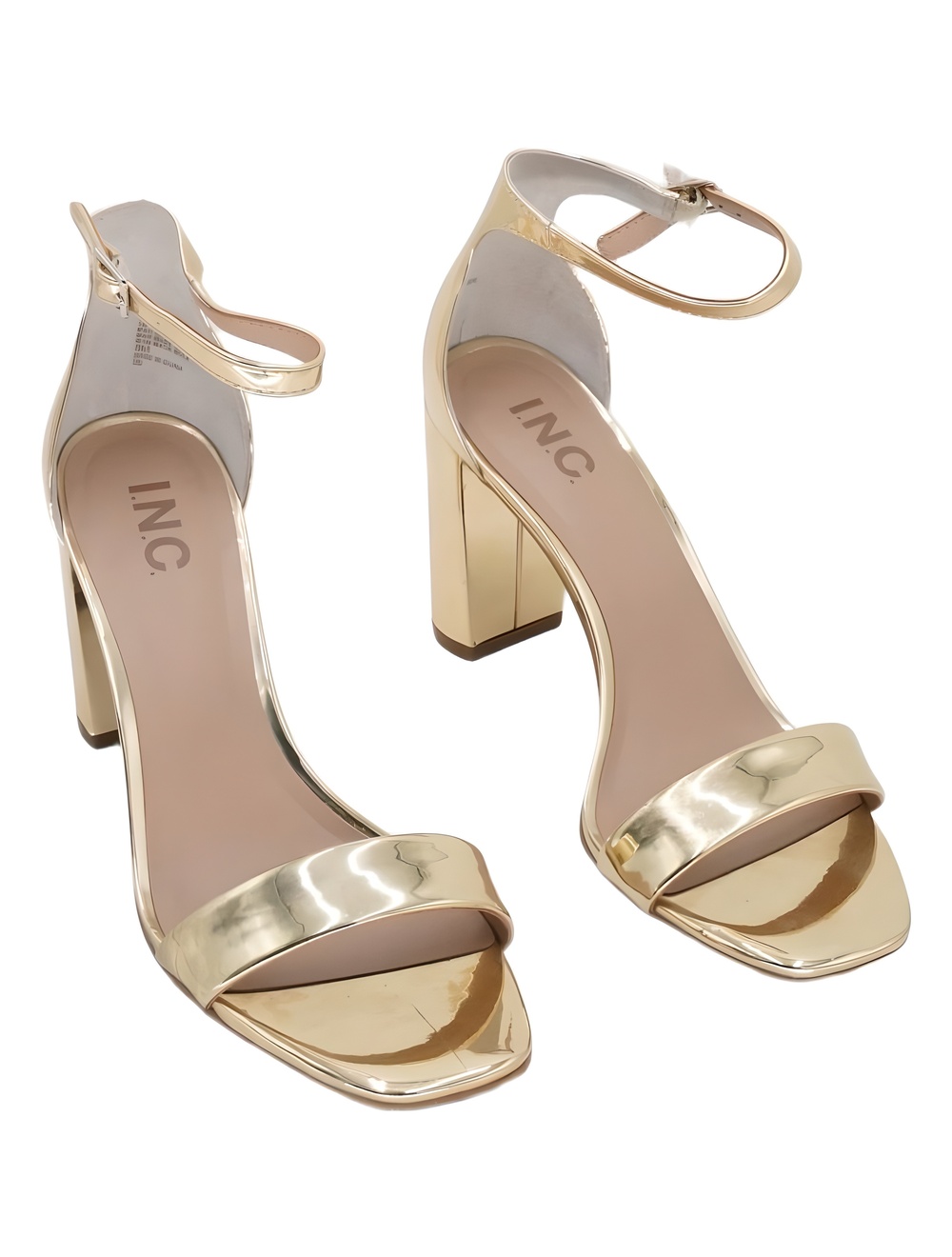 I.N.C. International Concepts Lexini Two-Piece 3" Block Heel Sandals Size 8M